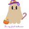 Its My First Halloween Ghost Png 0