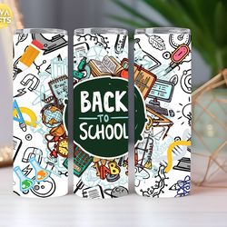 back to school 20oz & 30oz tumbler wrap, trending tumbler sublimation, best seller tumbler png, popular tumbler wrap