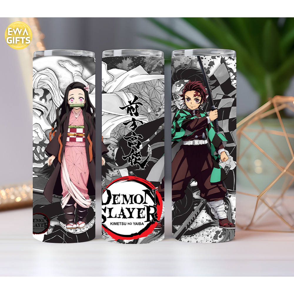 Demon Slayer Tumbler 20oz 30oz Tumbler Wrap Tumbler Sublimation Best Seller Tumbler Popular Tumbler 0