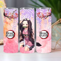demon slayer png 20oz & 30oz tumbler wrap, tumbler sublimation ,best seller tumbler, popular tumbler wrap