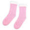 Cozy Men Women Winter Sherpa Fleecelined Fuzzy Thermal Slipper Pink Socks Indoo 1