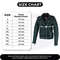 Men Old School Police Style Motorcycle Leather Jacket 2 Ammo Pocket 6XL 1