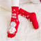 Christmas Breathable Snowman Warm Comfortable Lightweight Casual Cotton Socks For Women 6