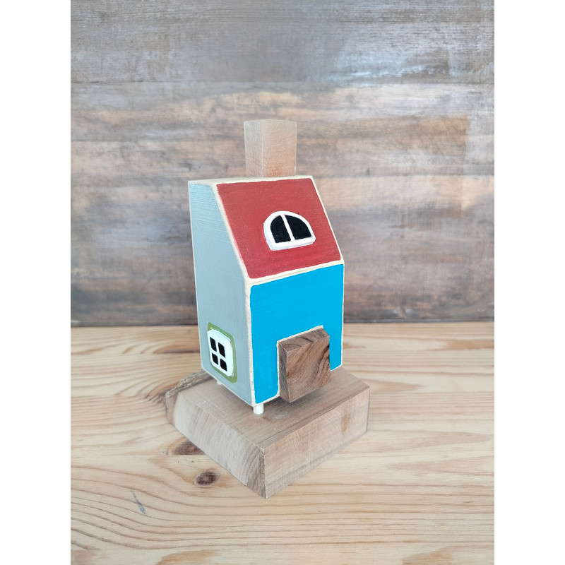 Miniature Wooden Incence House 1
