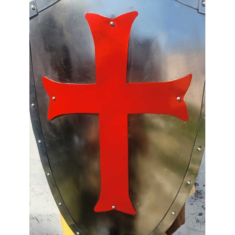 Medieval Knight Cross Heater Shield, Battle Warrior Shield, | Inspire ...