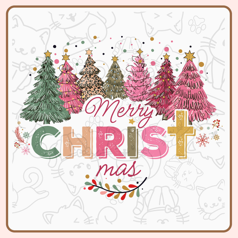 Christian Christmas PNG For Sublimation Rustic Merry Christmas Sublimation Christmas Tree Farm Png 0