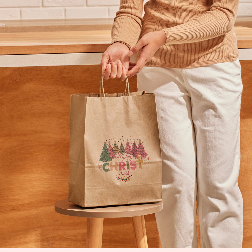 Christian Christmas PNG For Sublimation Rustic Merry Christmas Sublimation Christmas Tree Farm Png 4