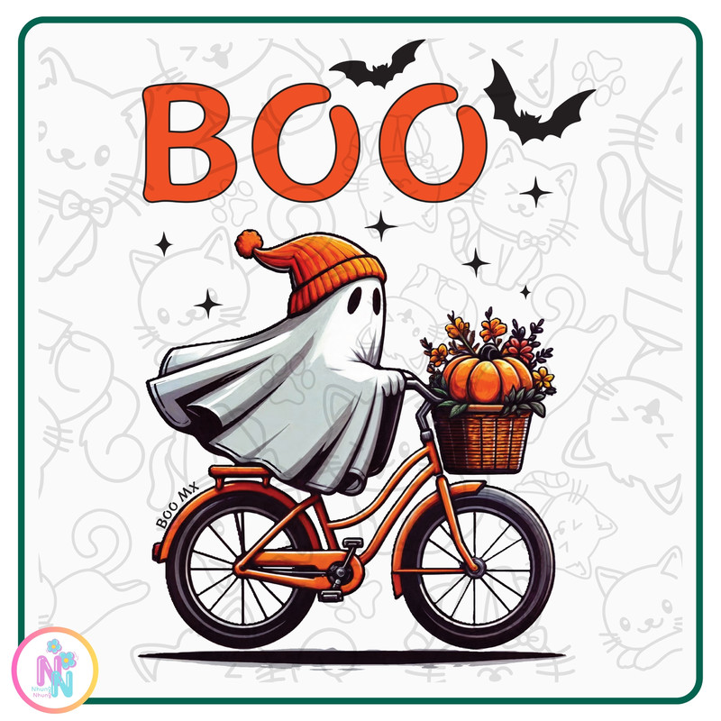 Boo Halloween Ghost Png Cute Ghost Png Womens Halloween Png 0
