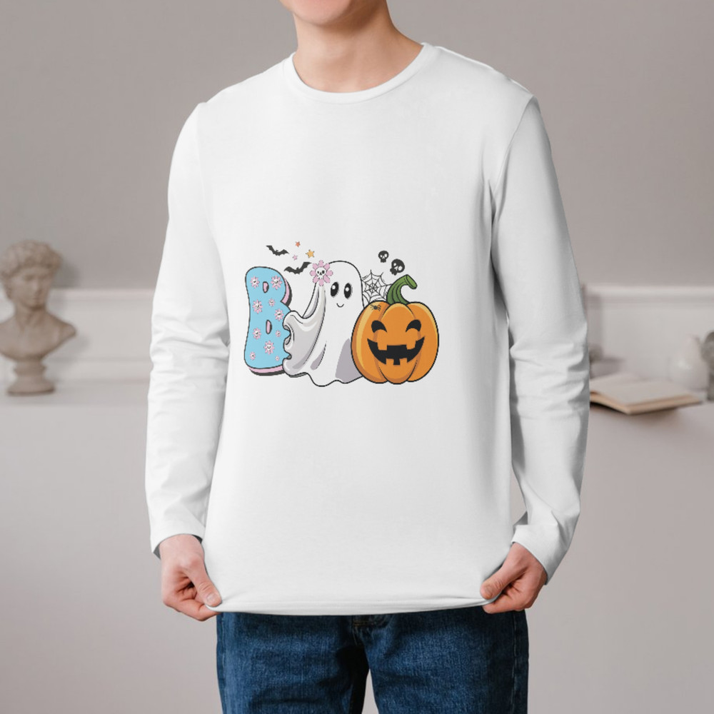 Cute Boo PNG Sublimation Designs Cute Ghost Png Halloween Pumpkin Png 2