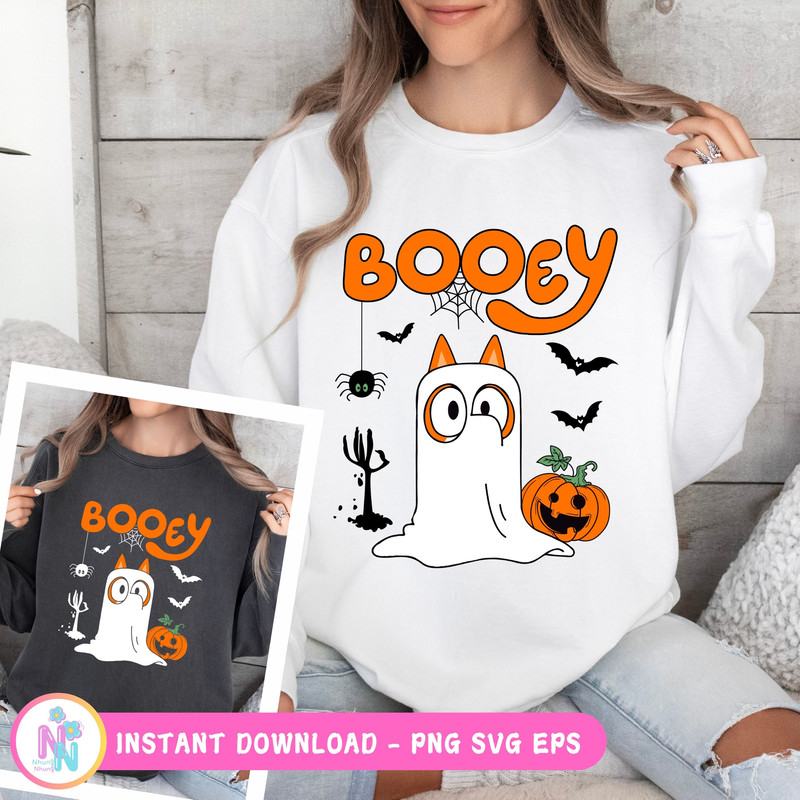 Blueyy Halloween Shirt Png File For Cricut DIGITAL FILE 1