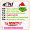 My Day Im Booked Shirt Png Christmas To Do List Svg Cricut Silhouette Vector Cut File 0