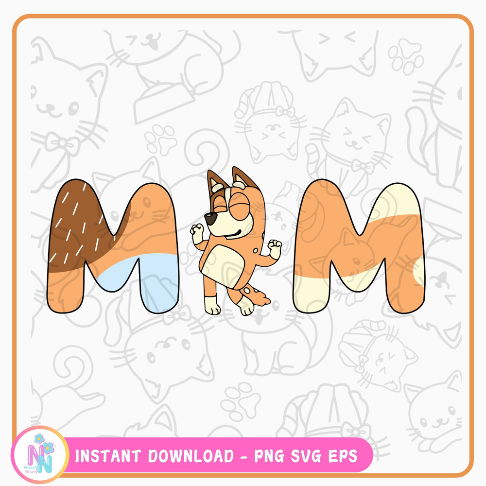 Bluey MOM PNG Bluey Family PNG Bluey Cool Moms Club Png 0