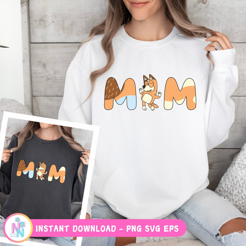 Bluey MOM PNG Bluey Family PNG Bluey Cool Moms Club Png 1