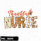 Thanksgiving Nurse Shirt Design Autumn Nurse Png Thankful Nurse Shirt 1