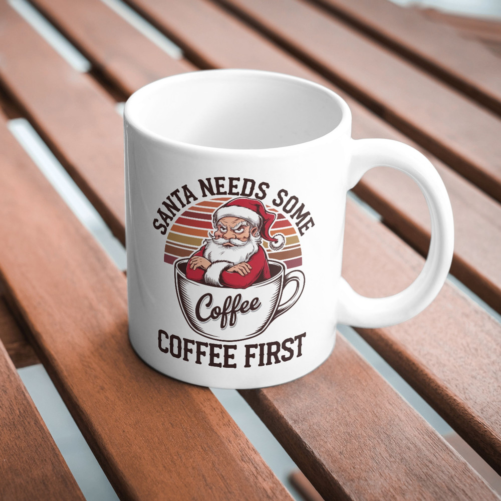 Grumpy Santa Claus PNG A Funny And Unique Holiday Design 2