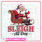 Scared Santa Claus PNG A Hilarious And Fearful Holiday Design 0