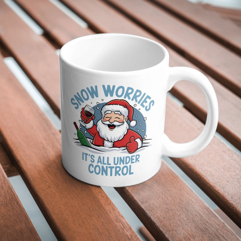 Santa Claus Drinking Wine PNG 2