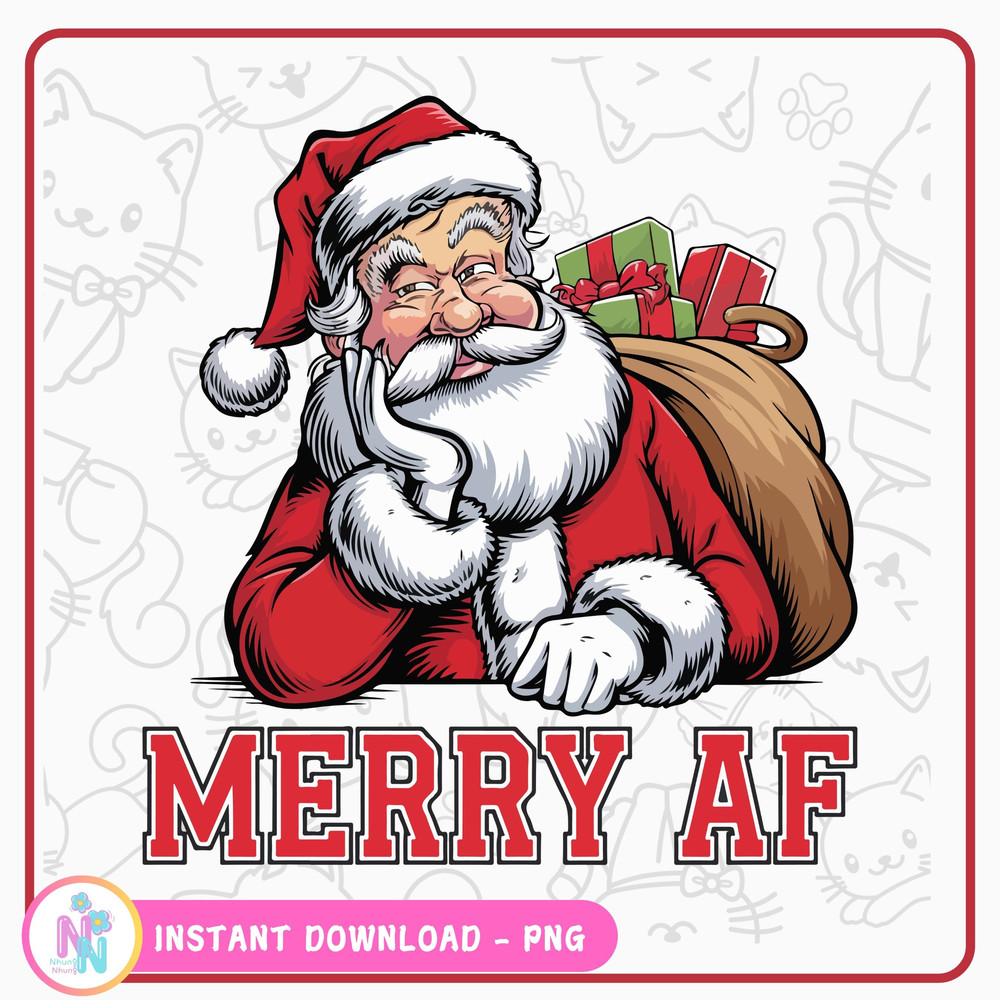 Merry FA PNG Grumpy Santa Claus For The Holiday Season 0