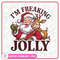 Spreading Christmas Cheer PNG Santa With A Drink And Reindeer Designs 0