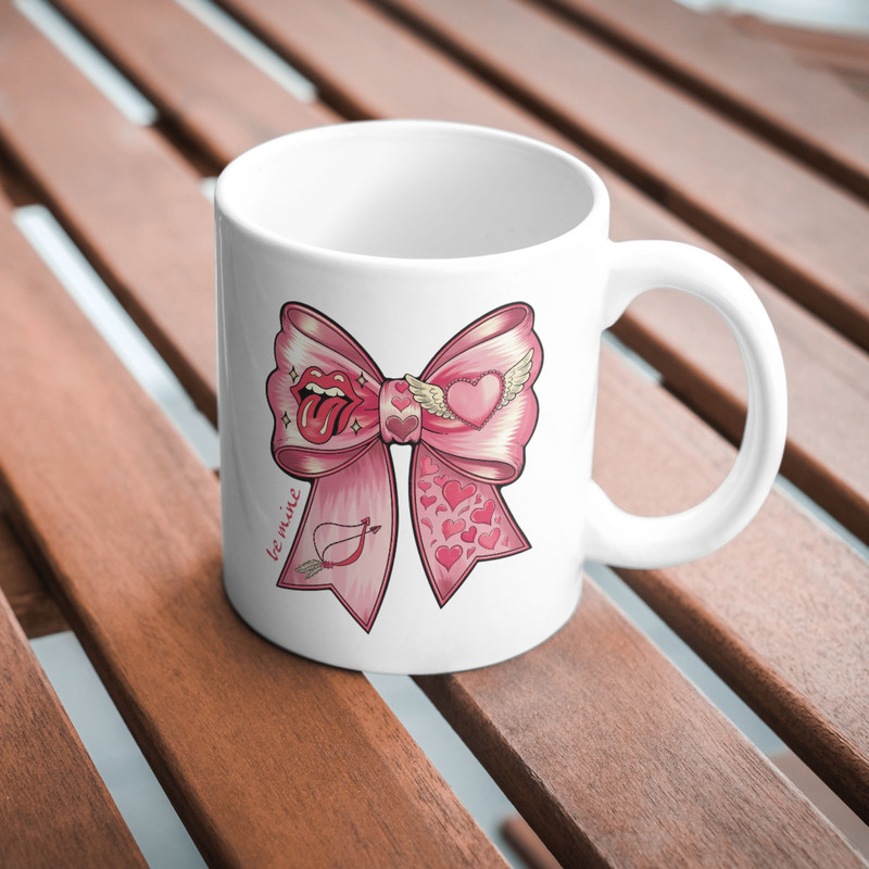 Be Mine Valentines Day Bow Designs PNG Romantic Prints For Custom Gifts 2