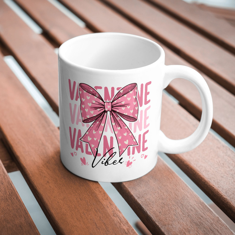 Valentines Day Heart Coquette Bow PNG Romantic Design For Gift 2