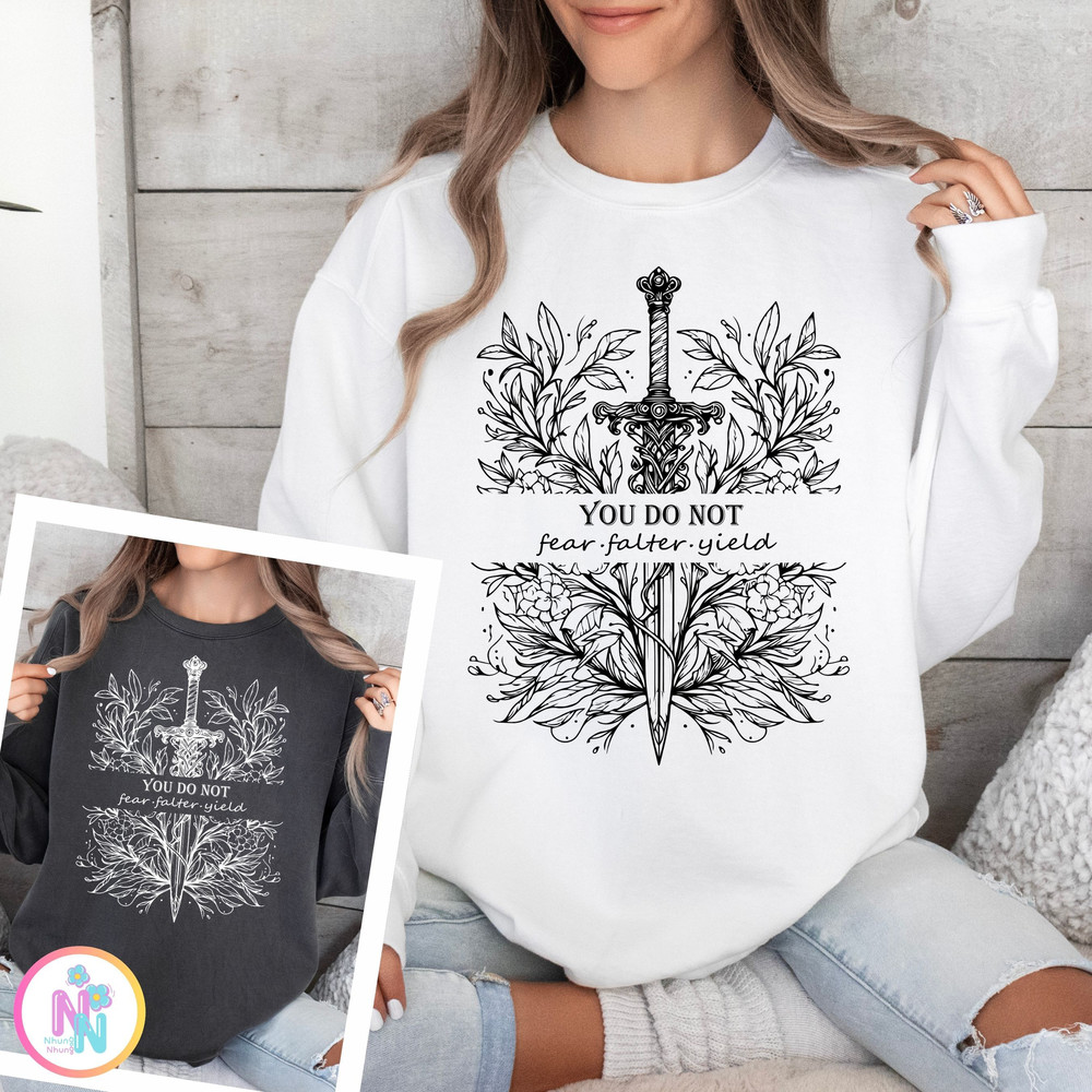 You Do Not Yield Throne Of Glass Svg Png Throne Of Glass Merch Shirts Design 1