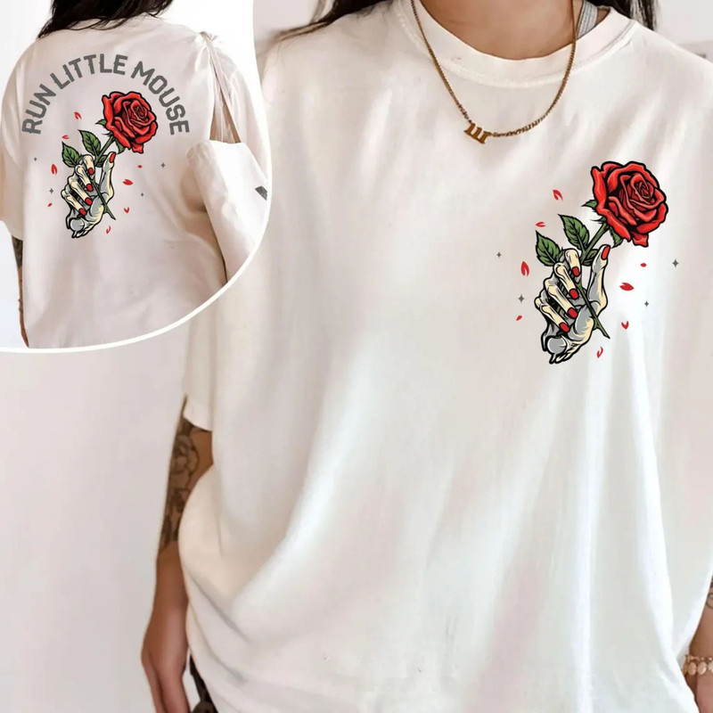 Run Little Mouse SVG PNG Love Roses Png Spicy Books Dark Romance Merch 1