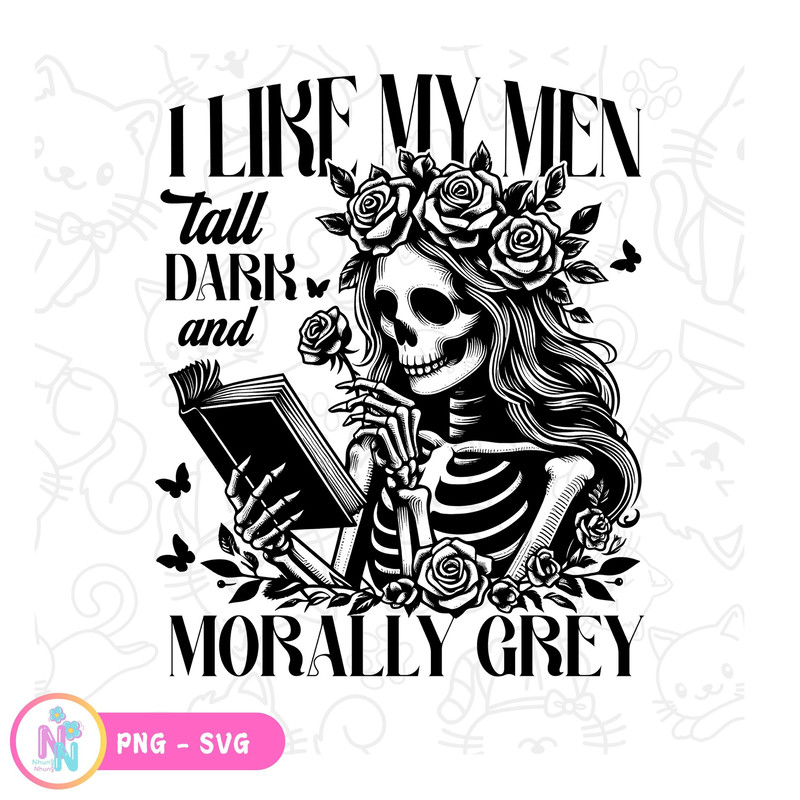 Morally Grey Svg Png Dark Romance Svg Goth Bookish Png 0