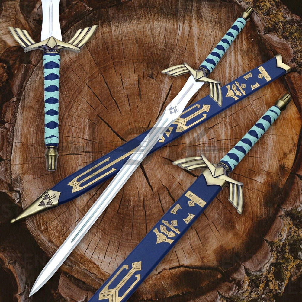 Custom Handmade 1095 Steel Blade Short Hylian Cosplay Replica Zelda Sword 0