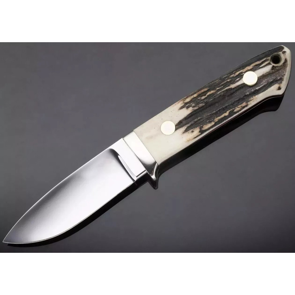 Handmade Bob Loveless Knife Hunting Knife Custom Handmade Knife Stag Horn 0