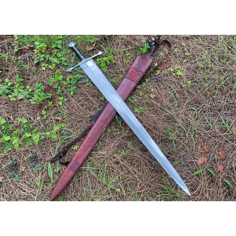 Handmade 34Inch Viking Sword Functional Decorative Norse Replica A Masterpiece Of Norse Craftsman 1