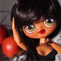 lol omg o.m.g. diva ooak art custom repaint collectible unique bjd dress collection interior handmade fashion gift doll