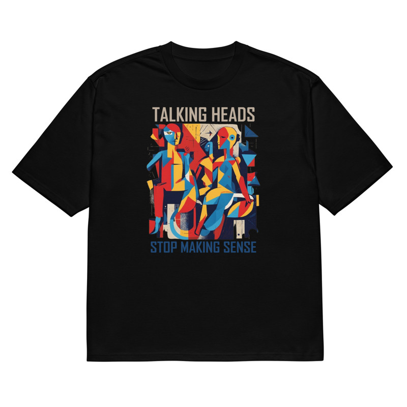 Talking Heads Stop Making Sense Oversized Heavyweight Tshirt 7
