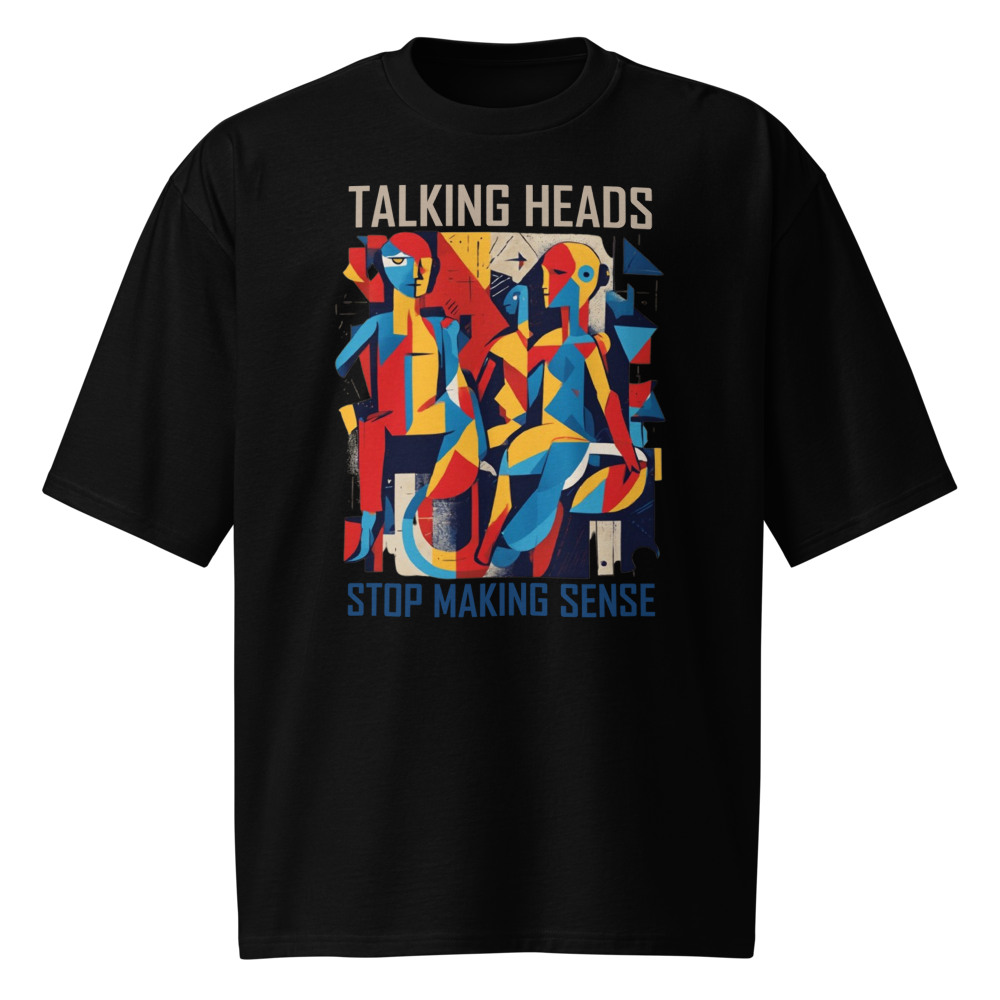 Talking Heads Stop Making Sense Oversized Heavyweight Tshirt 8