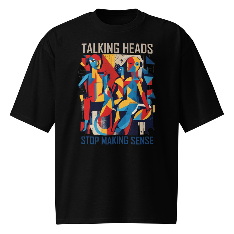 Talking Heads Stop Making Sense Oversized Heavyweight Tshirt 8
