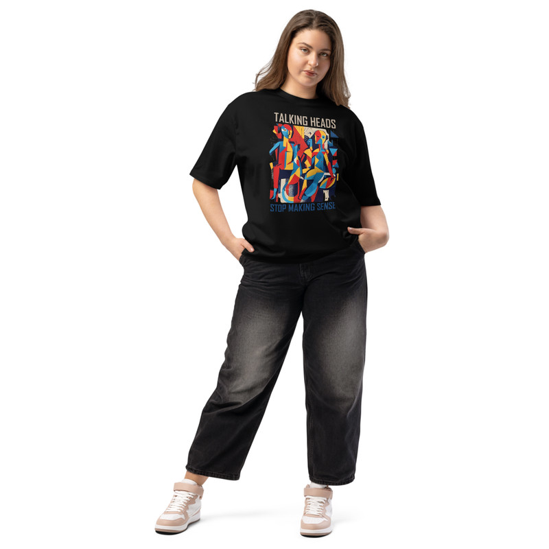 Talking Heads Stop Making Sense Oversized Heavyweight Tshirt 5