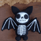 Skeleton Bat Crochet Pattern  Halloween Spooky Bat Amigurumi PDF ENGESP For Unique Halloween Decor  Gifts 4