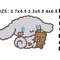 Cinnamoroll Logo Embroidery File Kawaii Logo Digital Download Shirt Logo 0