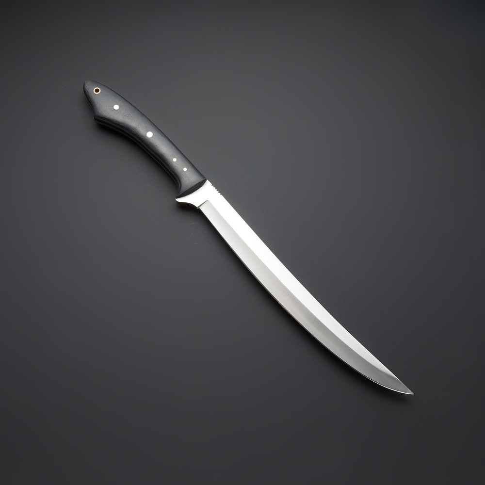 Custom Handmade Beautiful Sword With D2 Tool Steel  Pure Cow Hide Leather Sheath For Sale 1