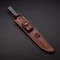 Custom Handmade Hunting Sword With D2 Tool Steel Blade And A Leather Sheath 3