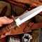 Custom Handmade Beautiful D2 Tool Steel Hunting Dagger Knife Leather Sheath 1