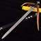 Handmade Damascus Steel Sword  Leather Sheath 0
