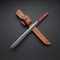 Custom Handmade Premium D2 Tool Steel Hunting Sword Leather Sheath 0