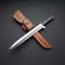 Custom Handmade Beautifull D2 Tool Steel Hunting Sword With Multi Color Canvas Micarta Handle  Gift 2