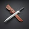 Custom Handmade Beautifull D2 Tool Steel Hunting Sword With Multi Color Canvas Micarta Handle Gift 2