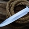 Custom Handmade D2 Tool Steel Blade Hunting Bowie Knife 1