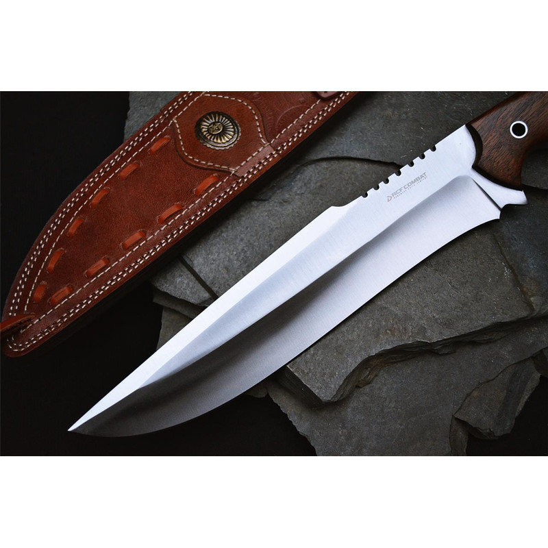 Custom Handmade Premium D2 Tool Steel Hunting Knife With Walnut Wood HandleGIFT FOR HIM 1