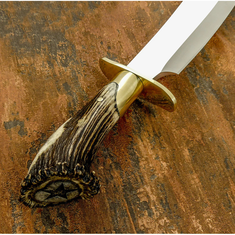 Custom Handmade Beautiful D2 Steel Hunting Bowie Gift For Him 3