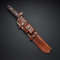 Custom Handmade Hunting D2 Steel Axe  Pure Cow Hide Leather Sheath  Gift For Him  2