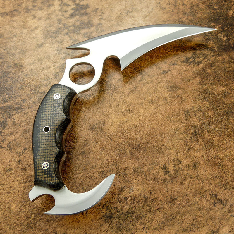 Handmade Beautiful Karambit Knife With D2 Steel Blade gift For Him 3